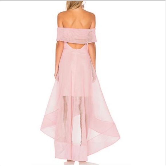 COPY - Bronx and Banco, High-low Tulip dress in Blush - Picture 4 of 6